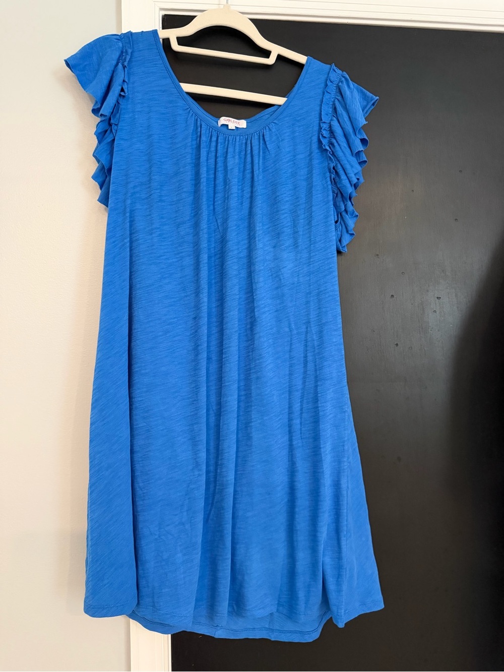 Goldie Royal Blue Ruffle Sleeve Tunic